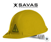 baret svs-1534 elektrik izole elektrikçi bareti sarı en 397 test 30.000 volt kullanım 20.000 volt