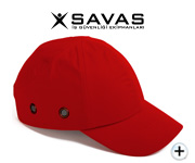 kep baret darbe emici şapka kırmızı EN 812