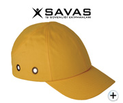 kep baret darbe emici şapka sarı EN 812