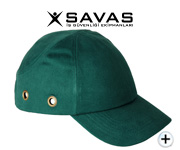 kep baret darbe emici şapka yeşil EN 812