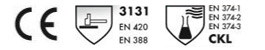 AGL-5210 latex asit alkali kimyasal koruyucu iş eldivenidir CE EN 420 EN 388 EN 374