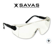 gls-516 gözlük üzeri takılabilir koruyucu iş gözlüğü en 166
