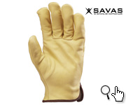 SGL-2465 soğuğa dayanıklı deri iş eldiveni CE EN 388 EN 420 EN 511 