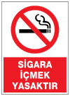 sigara içmek yasaktır uyarı levhası