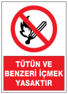 tütün ve benzeri içmek yasaktır ikaz ve uyarı levhası