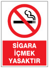 sigara içmek yasaktır ikaz ve uyarı levhası