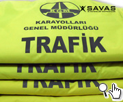 trafik baskılı ikaz yeleği