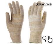 dgl-4525 dupont kevlar nomex iş eldiveni CE EN 388 EN 420 EN 407