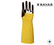 hgl-4666 dupont kevlar nomex ısıya dayanıklı kolluk 36 cm CE EN 388 EN 420 EN 407