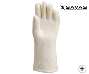 hgl-4687 dupont kevlar nomex ısıya dayanıklı eldiven 350 derece uzun CE EN 388 EN 420 EN 407