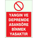 fosforlu fotolümen yangınla mücadele yangın tüpü yangın dolabı ikaz ve uyarı levhası