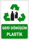 geri dönüşüm plastik ikaz ve uyarı levhası