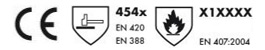 cgl-4935 kesilmeye dayanıklı taeki5 kolluk CE EN 388 EN 420