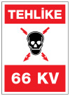 tehlike 66 kv ikaz ve uyarı levhası